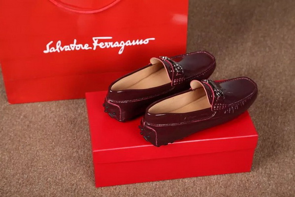 Salvatore Ferragamo Business Casual Men Shoes--089